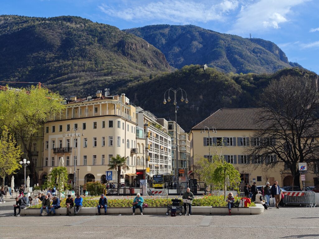 Der Waltherplatz in der Altstadt Bozen